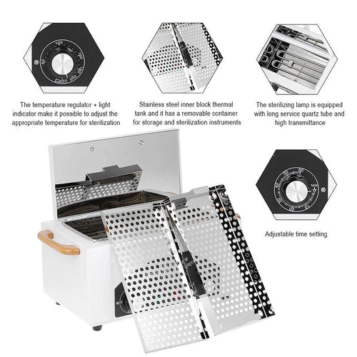 Autoclave 2L Medical Dry Heat Sterilizer Disinfection Machine 220V