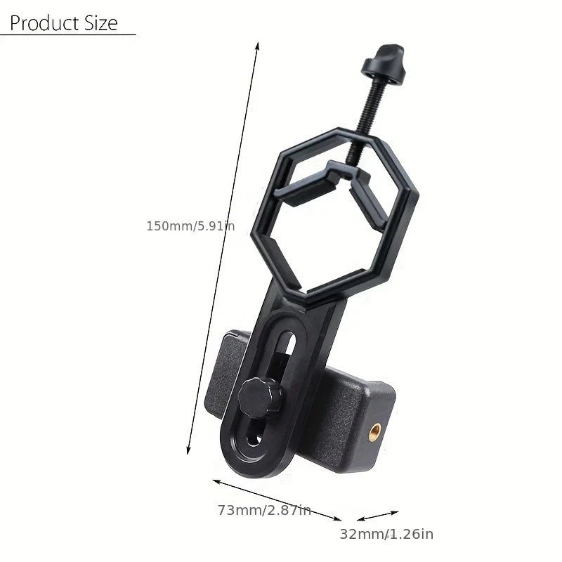 Microscope Telescope Binoculars Phone Adapter Smartphone Scope Mount Holder