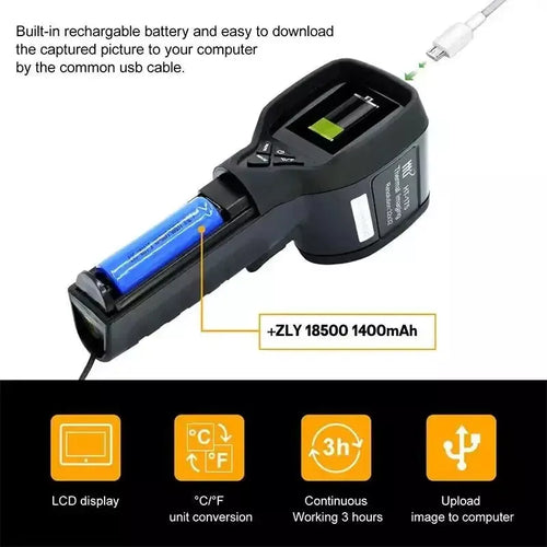 IR Infrared Thermal Imager 2 inch display Handheld Digital 32x32 Thermography Camera HT-175
