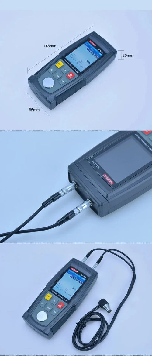 Ultrasonic Thickness Gauge Tester Coat Meter Width Car Paint WT130A
