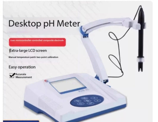 pH & MV Meter Benchtop Laboratory Monitor 0-14 pH PHS-3C
