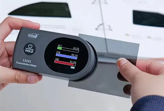 Window Film Tint Meter IR UV VL Infrared Visible Light Tester LS161