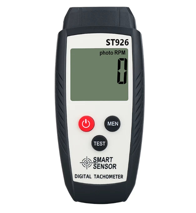 Tachometer Laser Photo Non Contact Digital RPM Tach Tester Meter LCD Speedometer ST926