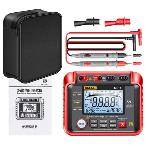 Insulation Resistance Meter Digital Megohmmeter Volt Tester Megger Voltmeter