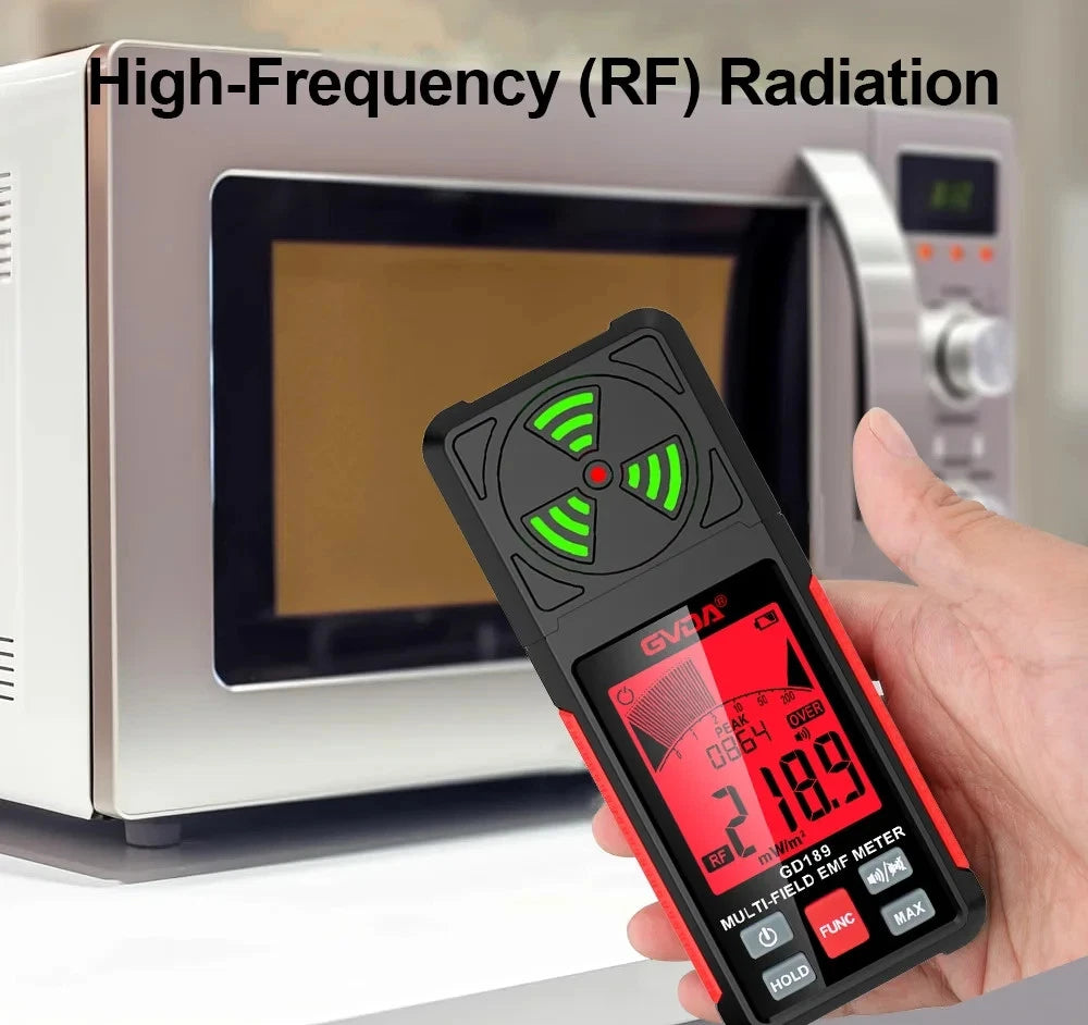 EMF Meter Electromagnetic Field RF Radiation Detector Meter Tester GD189