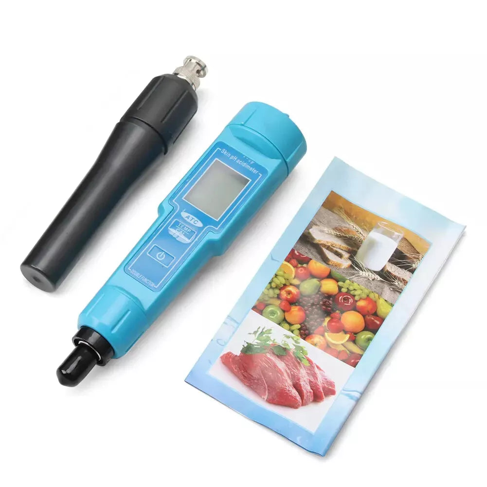 pH Meter Spear Tip Electrode For Meat Cheese Soil Hydroponics Auto Calibration