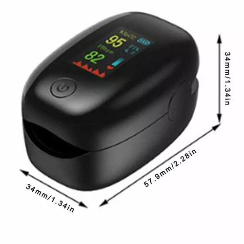 Pulse Oximeter Blood Oxygen Saturation Meter Heart Rate Monitor LED Display