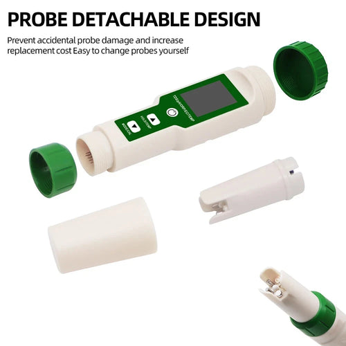 pH ORP Redox TDS EC Temperature  Meter Analyzer Water Tester (5 in 2) EZ-9910