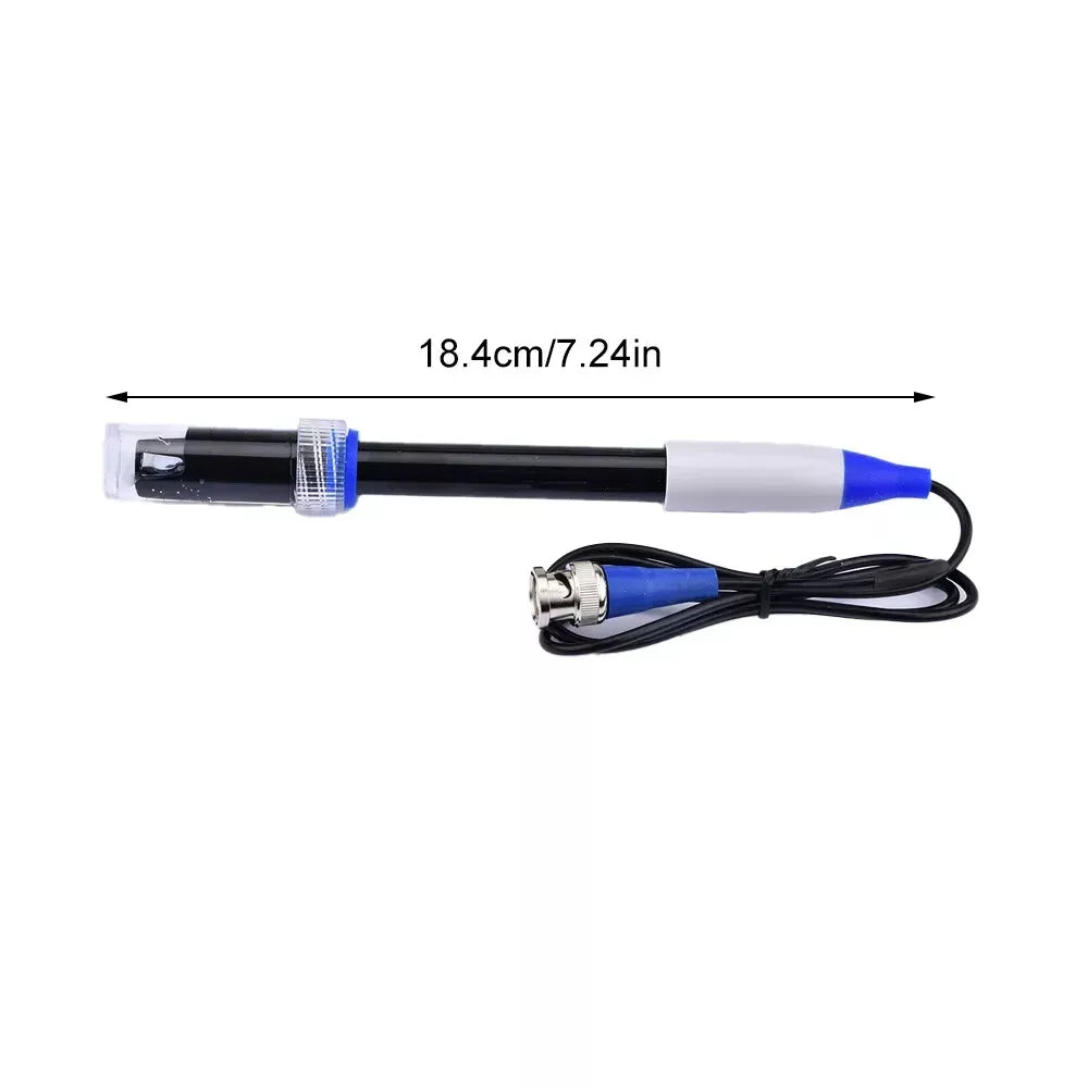 pH Probe Sensor Electrode BNC Connector 75cm Cable Aquariums Hydroponics