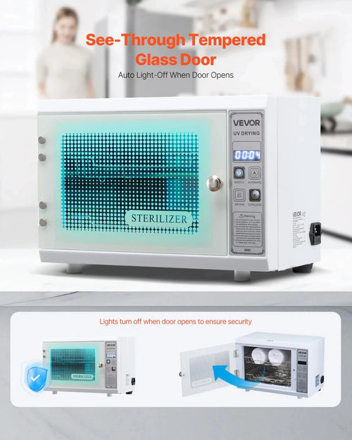 Sterilizer UV Ultraviolet Sanitizer Cleaning Machine 12L Large Capacity 208C