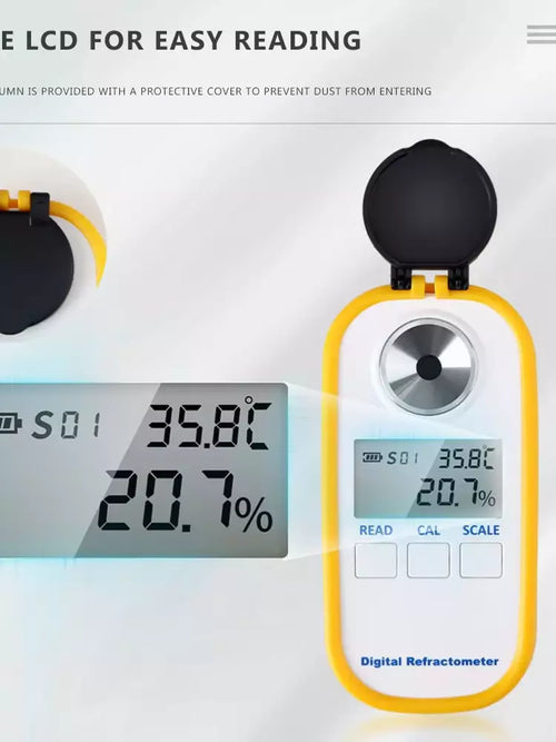Refractometer Alcohol 0‑80% Digital High Accuracy Tester Meter