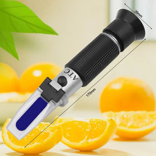 Refractometer 0-10% Brix ATC Handheld Tester for Sugar In Fruit Juice & Honey