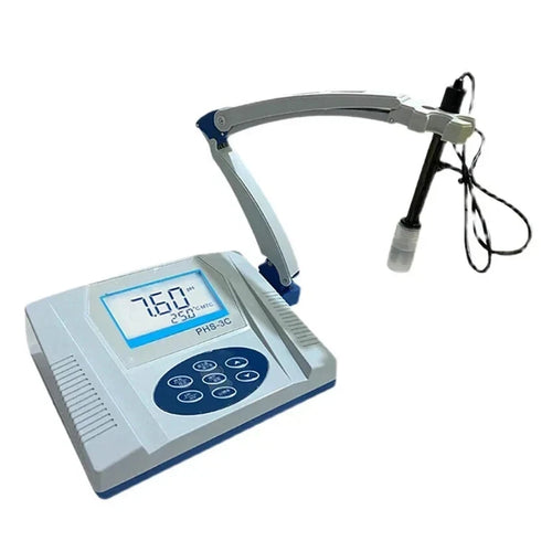 pH & MV Meter Benchtop Laboratory Monitor 0-14 pH PHS-3C