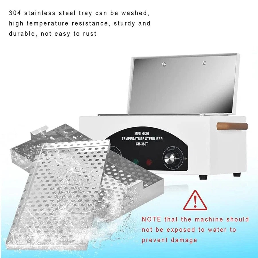 Autoclave 2L Medical Dry Heat Sterilizer Disinfection Machine 220V