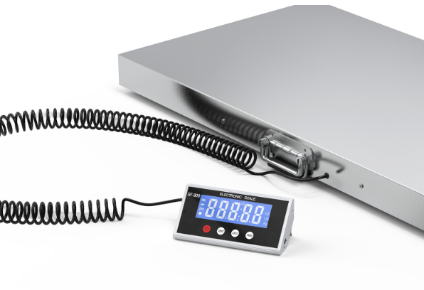 Scale Digital Pet Electronic Weigh 500KG x 0.1kg AC Weighing Back-lit Blue LCD 100X50CM