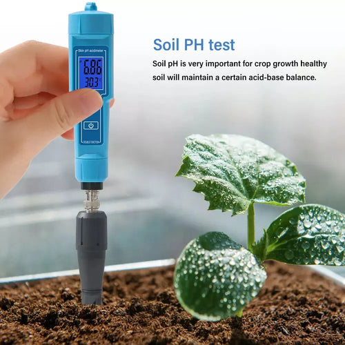 pH Meter Measures 0-14 Spear Tip Tests Tester Aquariums Hydroponics Pools Aquaponics Urine