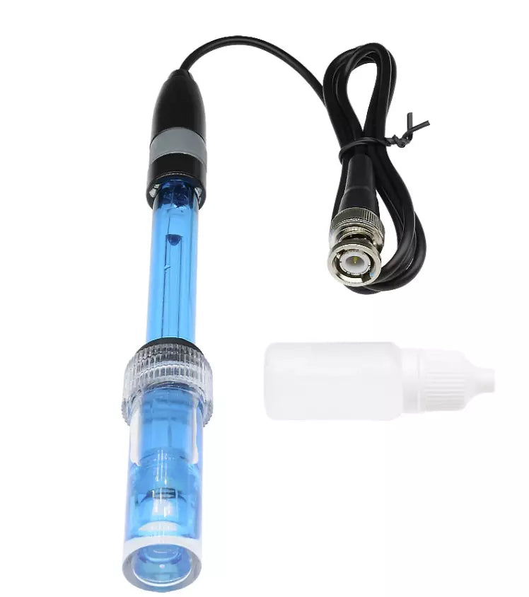 pH Probe Sensor Electrode BNC Connector 85cm Cable Aquariums Hydroponics