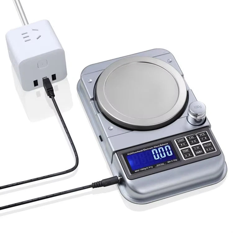 Scale Electronic Weighing Balance 5Kg 5000g x 0.1g Counting Digital Back Lit