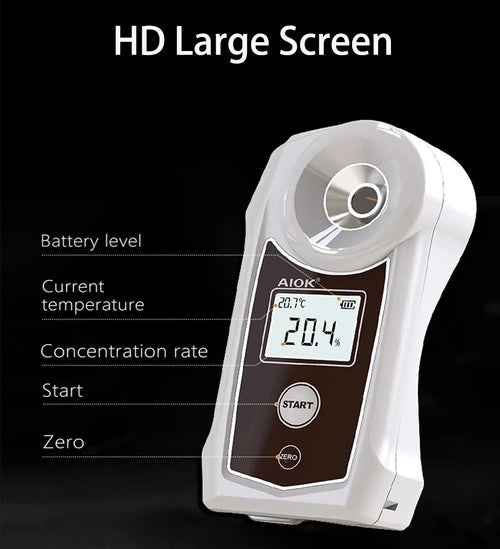 Refractometer Coffee Liquid Concentration 0‑22% Digital High Accuracy Tester Meter AK002K