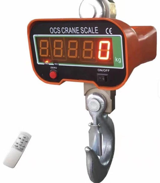 Scale Hanging LCD Digital 5000KG 5T x 2Kg High Precision Portable Crane scale