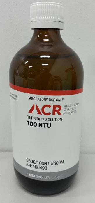 Turbidity Calibration Standard Solution 100NTU - 500ml  JC Instruments (3008)