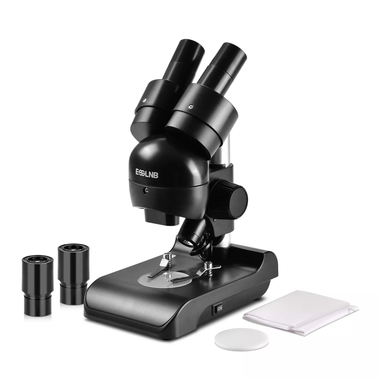 Microscope Stereo 30x with Top & Bottom Illumination For Factories Laboratories Schools