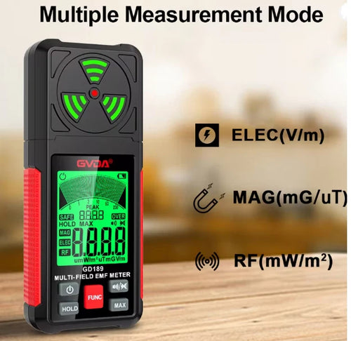 EMF Meter Electromagnetic Field RF Radiation Detector Meter Tester GD189
