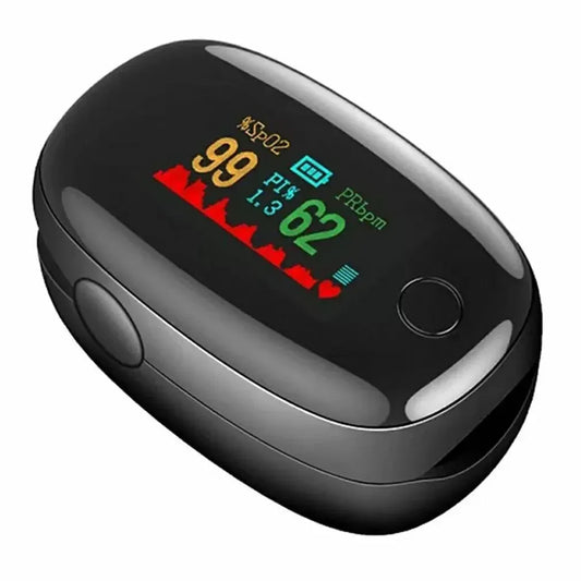 Pulse Oximeter Blood Oxygen Saturation Meter Heart Rate Monitor LED Display