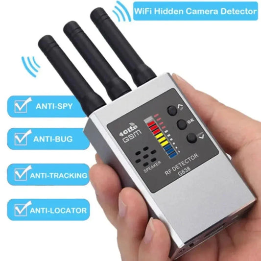 RF Detector GSM GPS Camera Eavesdropping Detecting Tracking Device  G638