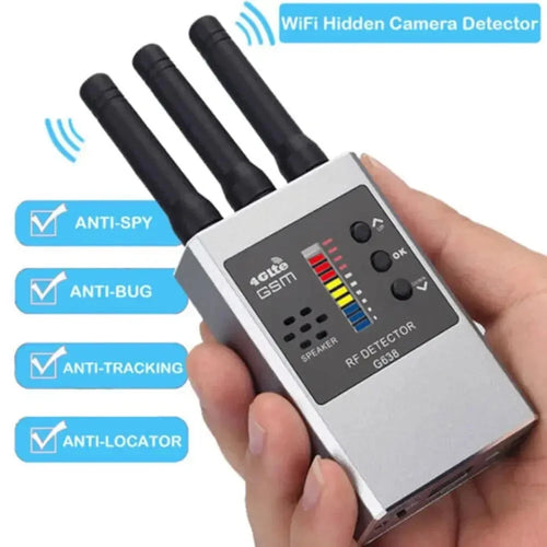 RF Detector GSM GPS Camera Eavesdropping Detecting Tracking Device  G638