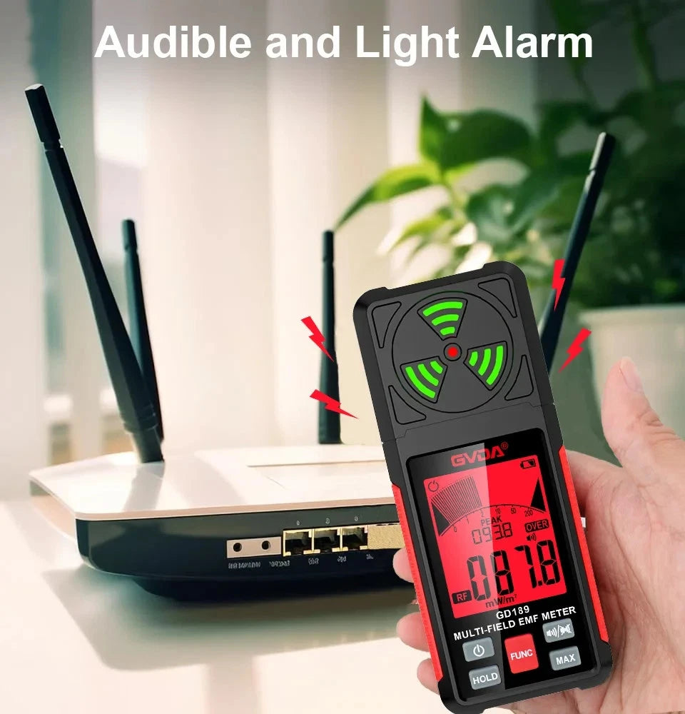 EMF Meter Electromagnetic Field RF Radiation Detector Meter Tester GD189