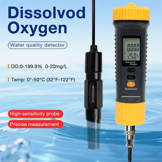 Dissolved DO Oxygen Meter Tester Measures Blue Tooth  ATC  Temp Range 0-20mg/l DO-177