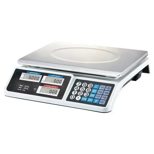 Scale Digital Electronic Balance Food Pricing Store Market Weighing AC Power 40kg x 2g