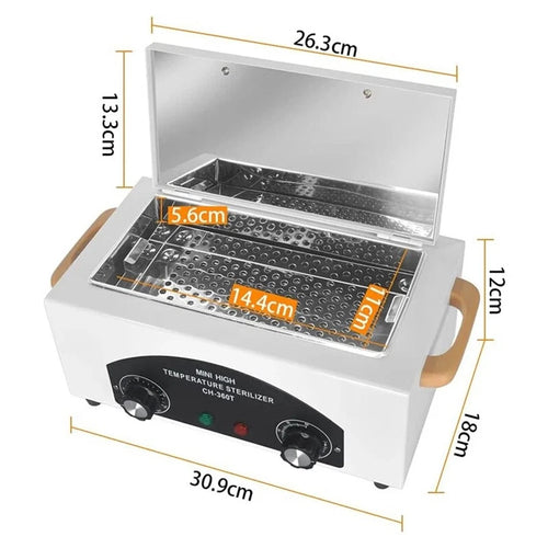 Autoclave 2L Medical Dry Heat Sterilizer Disinfection Machine 220V