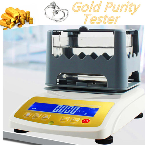 Gold Purity Precious Metal Tester Digital Electronic Metal Densimeter Density Meter 300g x 0.01g