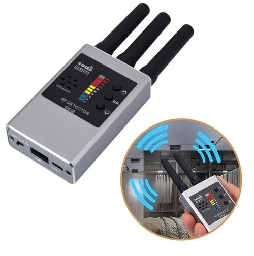 RF Detector GSM GPS Camera Eavesdropping Detecting Tracking Device  G638
