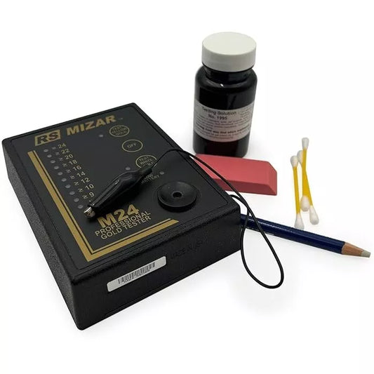 Electronic Gold and Platinum Tester 9k-24k For Fake Gold Testing RS Mizar M24