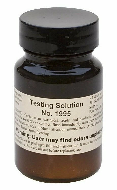Gold Tester Chemical Kit No. 1995 For The RS M24 Mizar Gold Tester