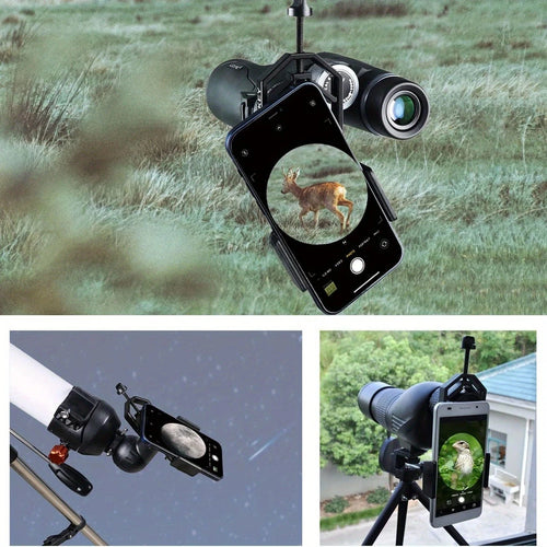 Microscope Telescope Binoculars Phone Adapter Smartphone Scope Mount Holder