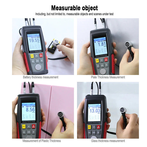 Ultrasonic Thickness Gauge Tester Coat Meter Width Car Paint WT130A