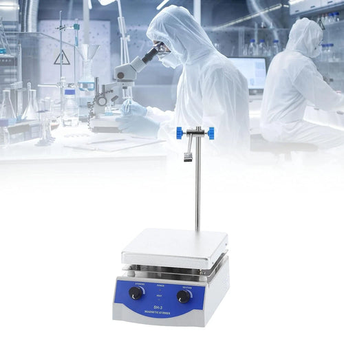 Magnetic Stirrer Hot Plate Stirring 3000ml 0 to 350℃ Dual Control Stir Bar SH-3