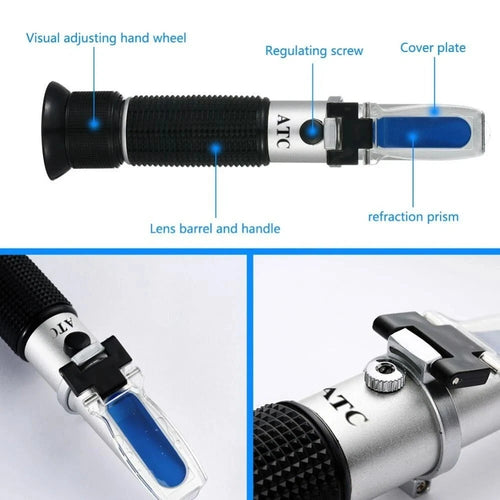 Oil Refractometer Test Emulsion Concentration Anti-rust Cutting Tester M-10 & MDT
