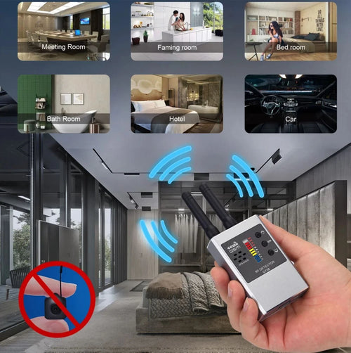 RF Detector GSM GPS Camera Eavesdropping Detecting Tracking Device  G638