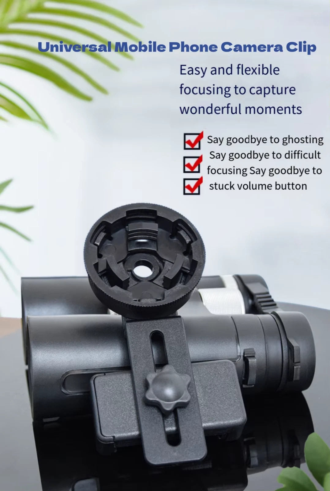 Microscope Telescope Binoculars Phone Adapter Smartphone Scope Mount Holder MCH-02