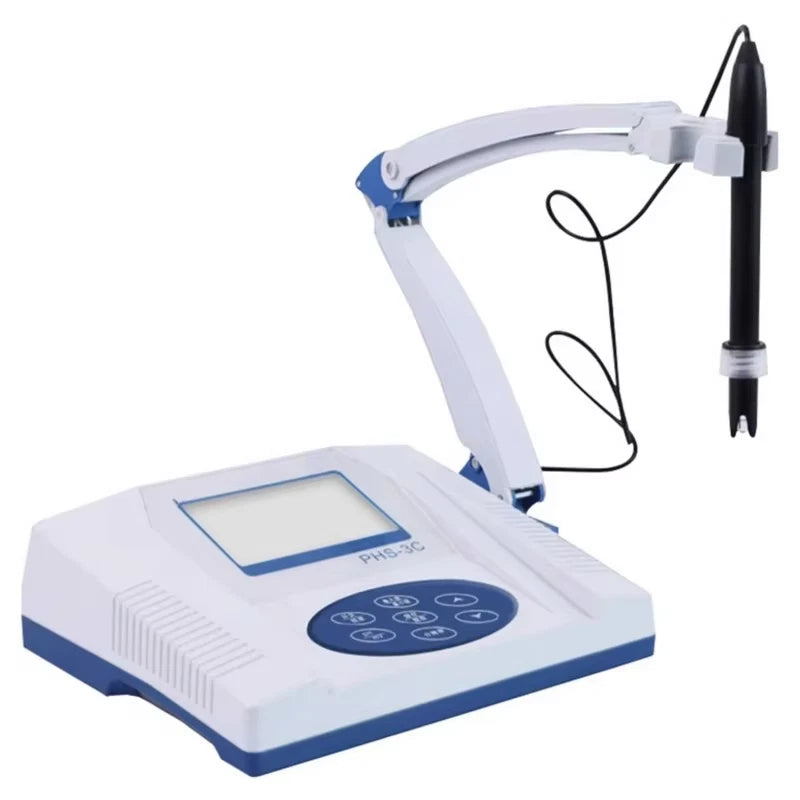 pH & MV Meter Benchtop Laboratory Monitor 0-14 pH PHS-3C