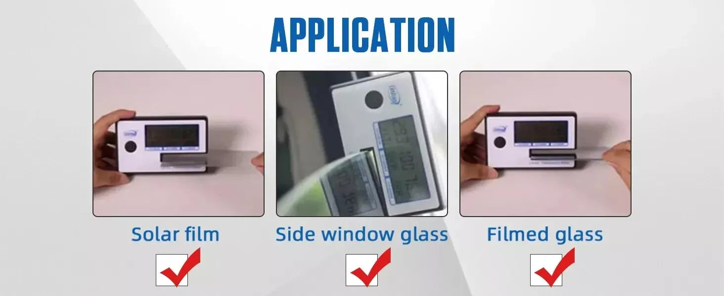 Window Film Tint Meter Glass IR UV VL Infrared Visible Light Tester LS162