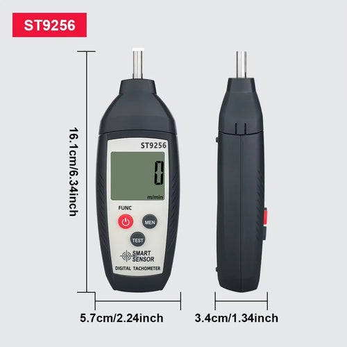 Tachometer Laser Photo Non Contact Digital RPM Tach Tester Meter LCD Speedometer ST926
