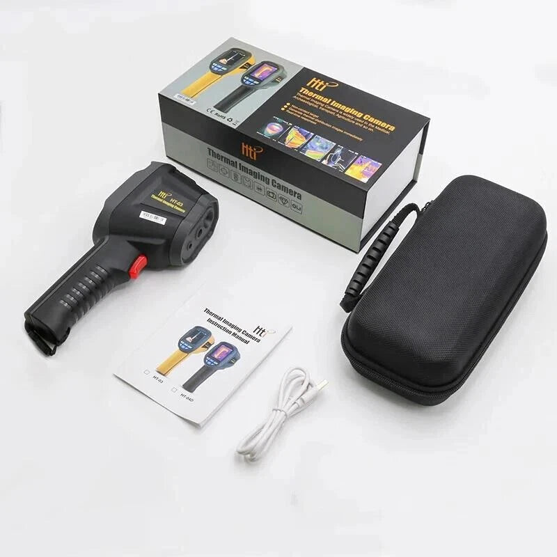 IR Infrared Thermal Imager 2.8 inch Display Handheld Digital 32x24 Thermography Camera HT-03