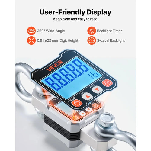 Scale Hanging LCD Digital 3 Ton 3000KG x 0.500KG High Precision Portable Crane scale