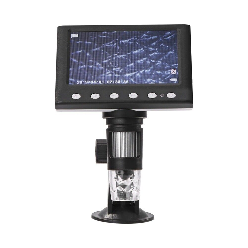 Microscope Digital 4.3 inch Electronic Magnifier 1000X with 8 LED Magnifier